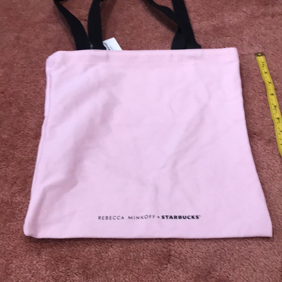 REBECCA MINKOFF pink canvas tote - Picture 9 of 10